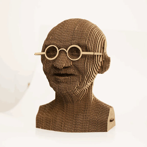 Mahatma Gandhi DIY corrugated cardboard craft kit, photo 4