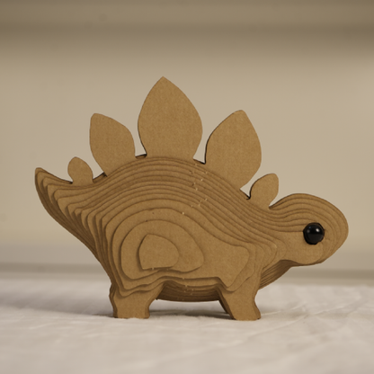 Dinosaur DIY corrugated cardboard craft kit, photo 1