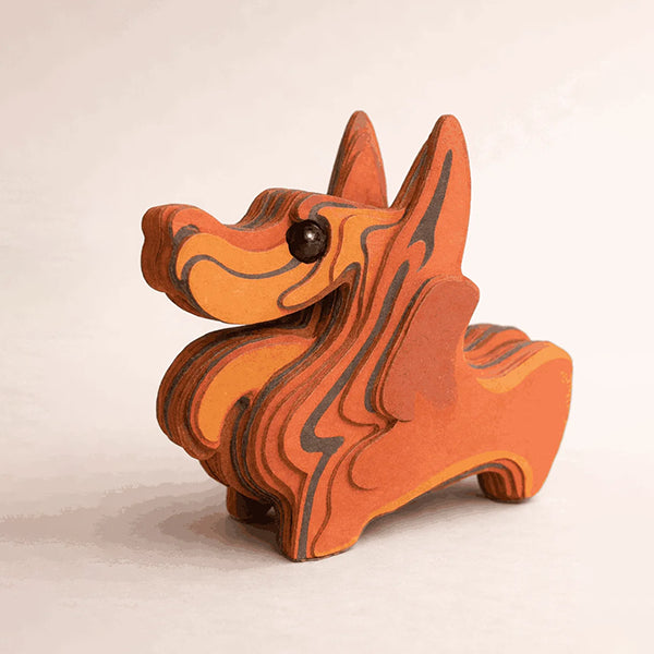 Dog DIY corrugated cardboard craft kit, photo 2