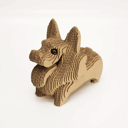 Dog DIY corrugated cardboard craft kit, photo 5