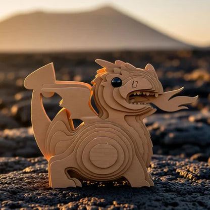 Dragon DIY corrugated cardboard craft kit, photo 2