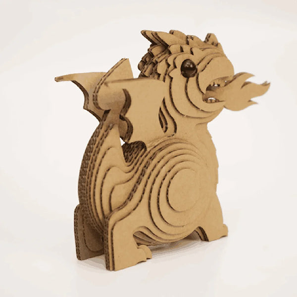 Dragon DIY corrugated cardboard craft kit, photo 4