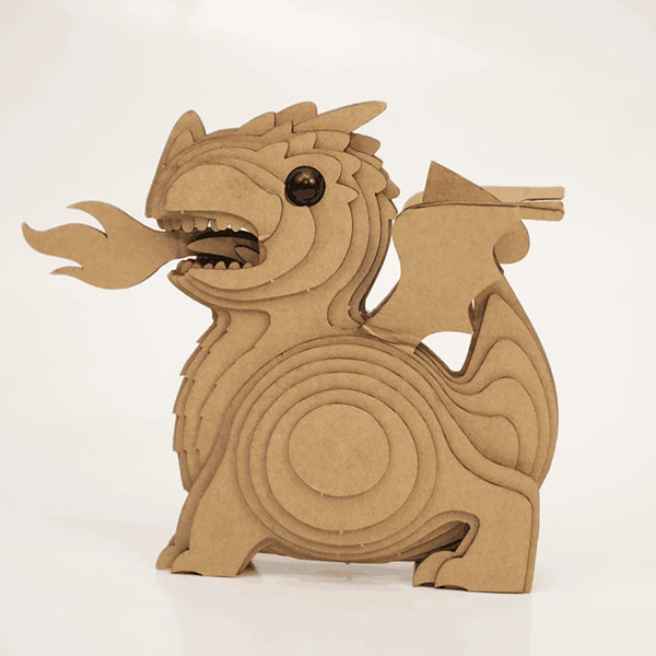 Dragon DIY corrugated cardboard craft kit, photo 5