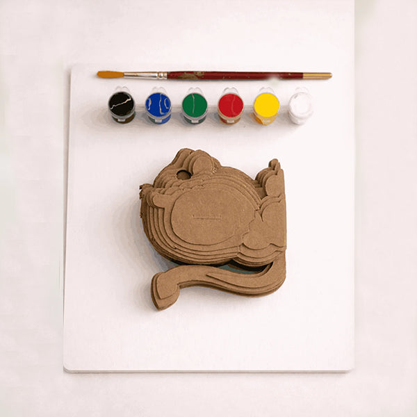 Lion DIY corrugated cardboard craft kit, photo 5