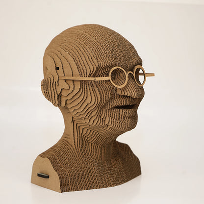 Mahatma Gandhi DIY corrugated cardboard craft kit, photo 3