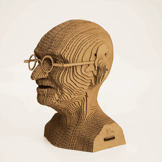Mahatma Gandhi DIY corrugated cardboard craft kit, photo 2
