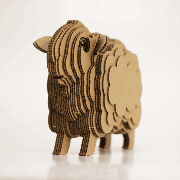 Sheep DIY corrugated cardboard craft kit, photo 2