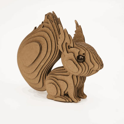 Squirrel DIY corrugated cardboard craft kit, photo 4