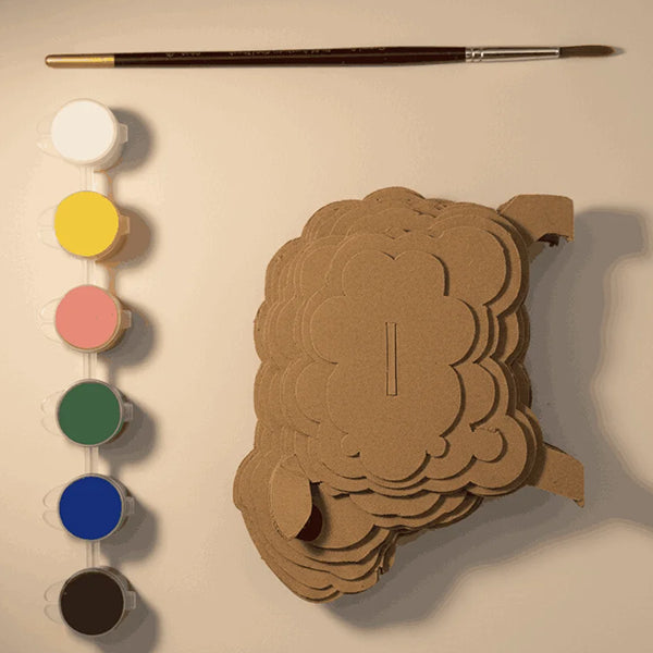 Sheep DIY corrugated cardboard craft kit, photo 5