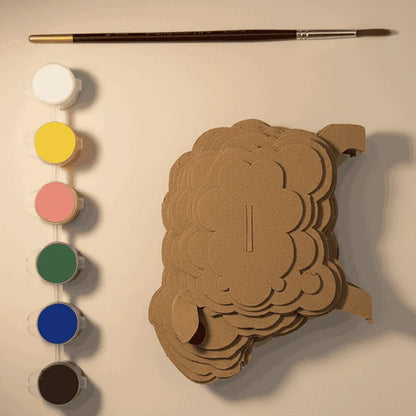 Sheep DIY corrugated cardboard craft kit, photo 5